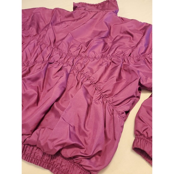 Rare Vintage Sergio Tacchini 70's Purple Track Batwing Womens Jacket Sz 8 Medium - Picture 11 of 13